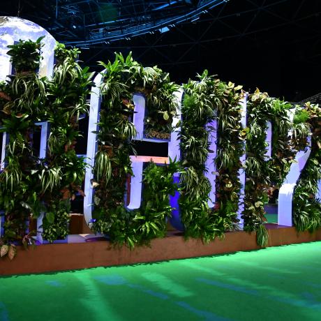 COP26 sign